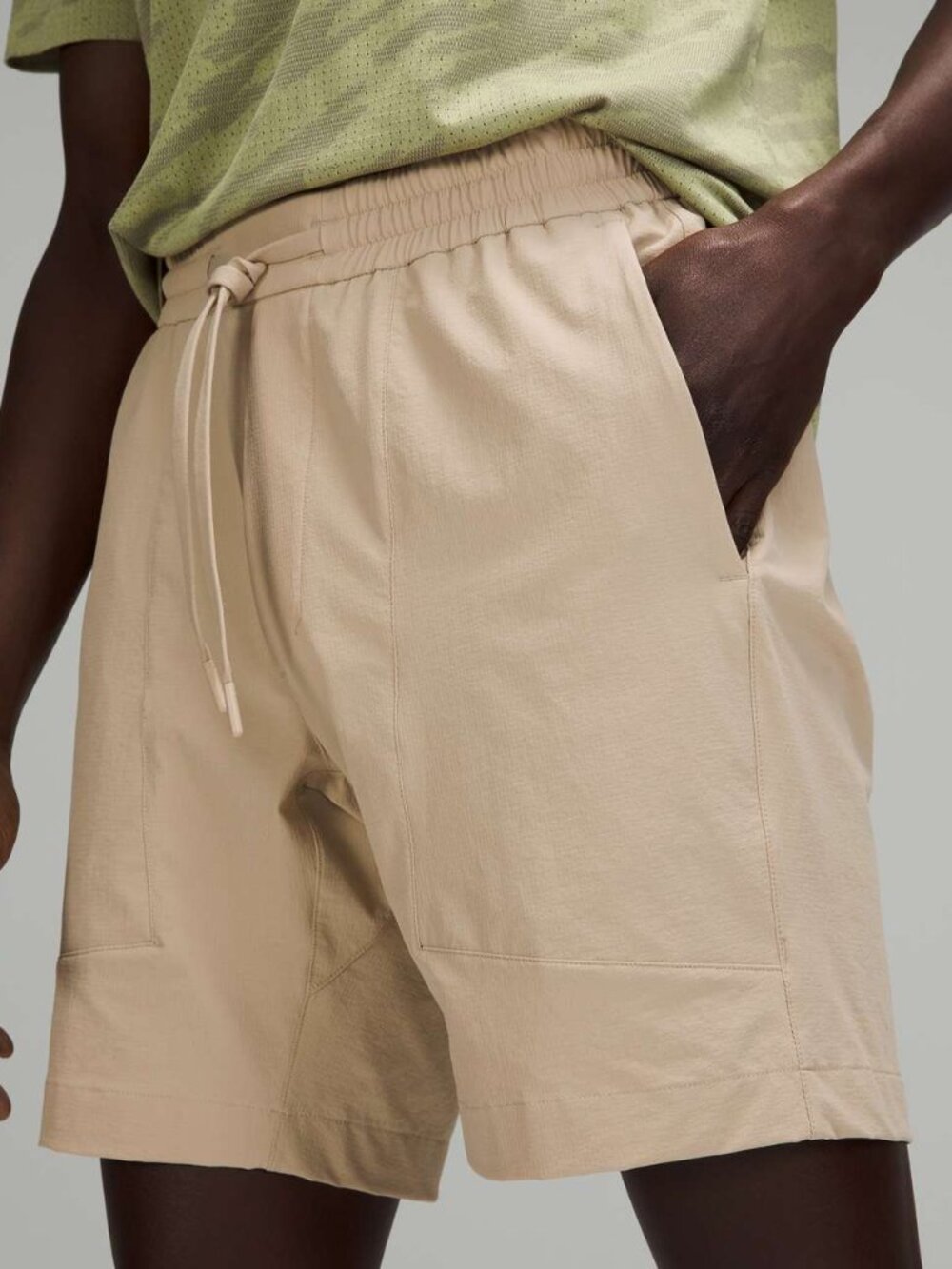Lululemon Men's Bowline Short 8" Stretch Ripstop - Light Brown